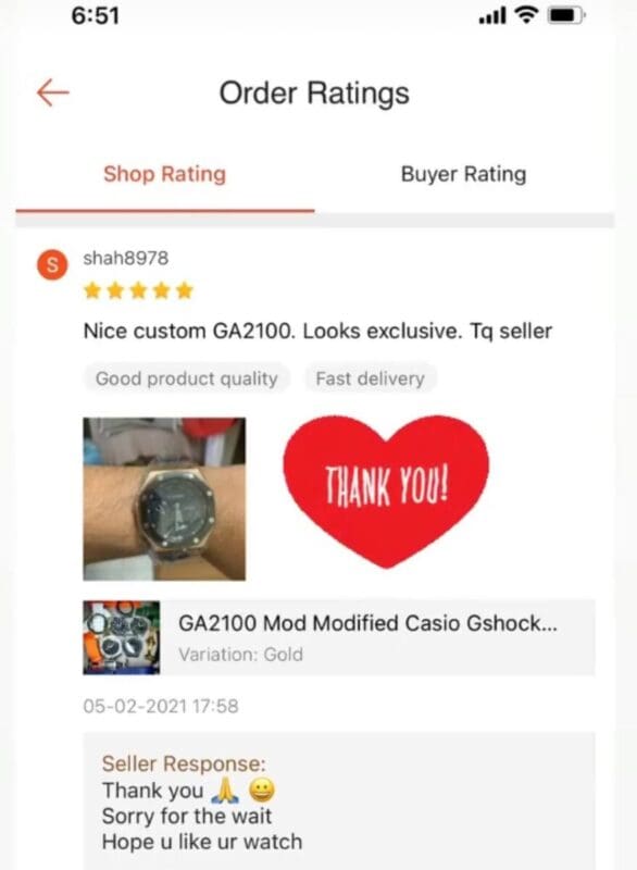 Customized Casio Gshock Malaysia