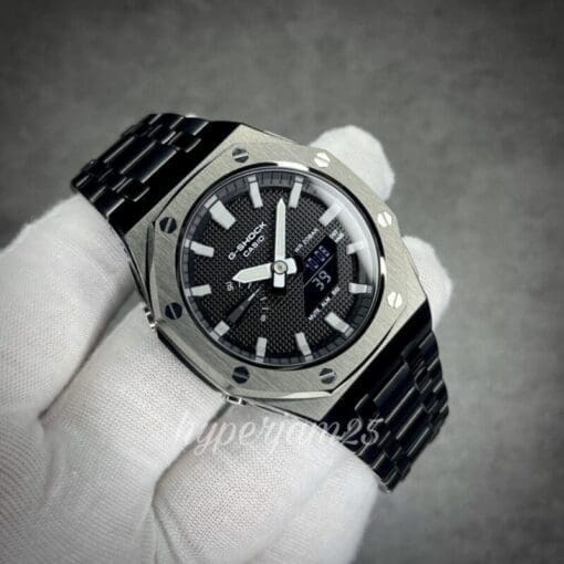 front view of CasiOak Offshore - Armour GunMetal 1A BGD