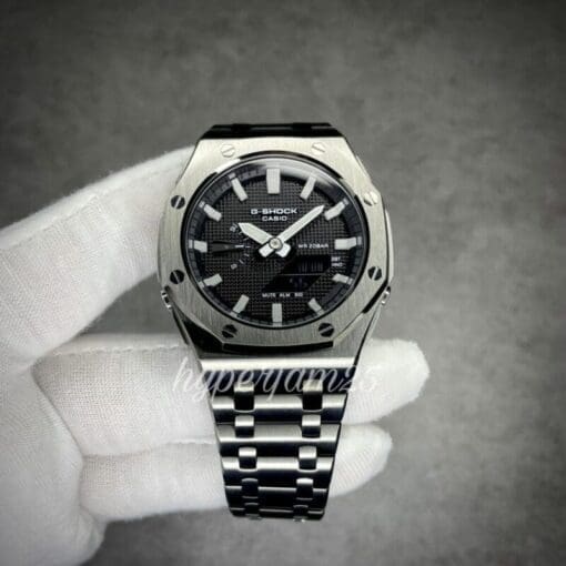 top view of CasiOak Offshore - Armour GunMetal 1A BGD