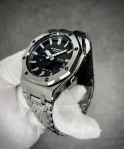 side view of CasiOak Offshore - Armour GunMetal 1A BGD