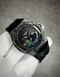 CasiOak Prime Full Black Musical customized gshock ga2100