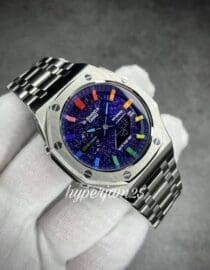 Customized Gshock GA2100 with rainbow colour