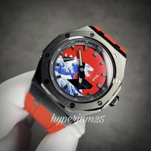 customized godzilla watch dial