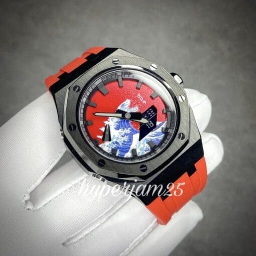 customized godzilla watch casioak based on gshock ga2100