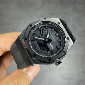 all black customized watch gshock casioak with name