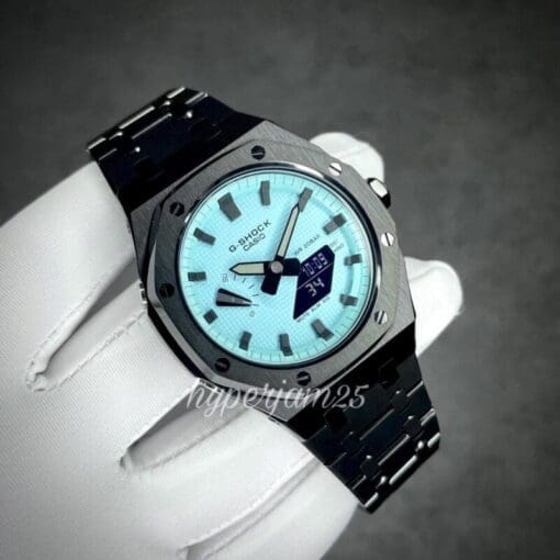 All black CasiOak with tiffany dial