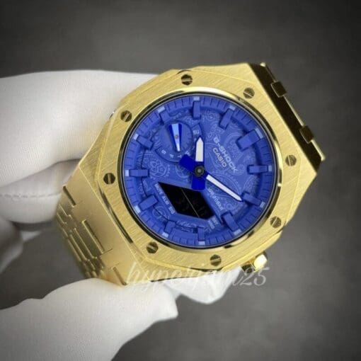 GA2100PB-1A customized with gold case